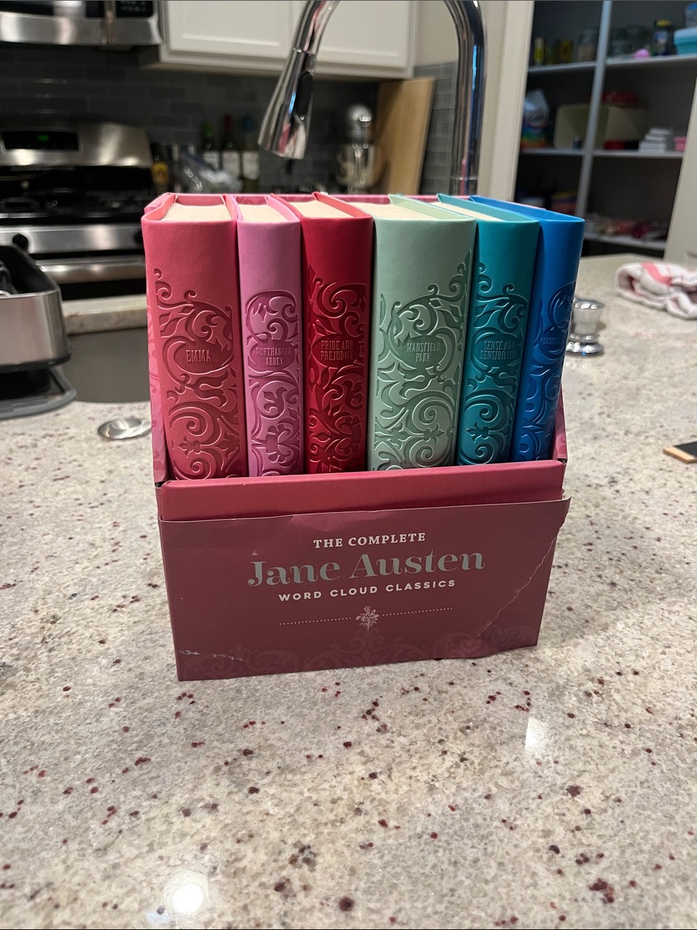 The Complete Jane Austen Boxed Set - Colorful Embossed Covers